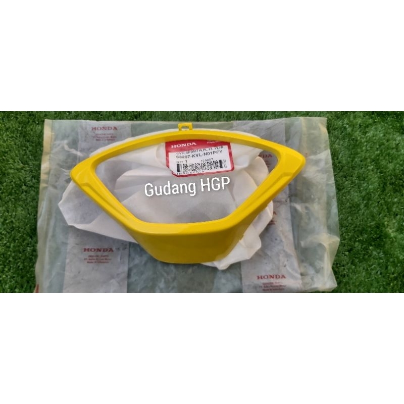 Cover List Speedometer Yellow Honda Supra X 125 Batman 53207-KVL-N01PFY Ori Honda Genuine Parts