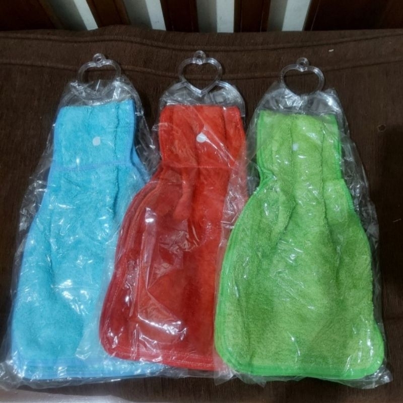 LAP TANGAN GANTUNG HANDUK MICROFIBER/SERBET GANTUNG 2 LAPIS
