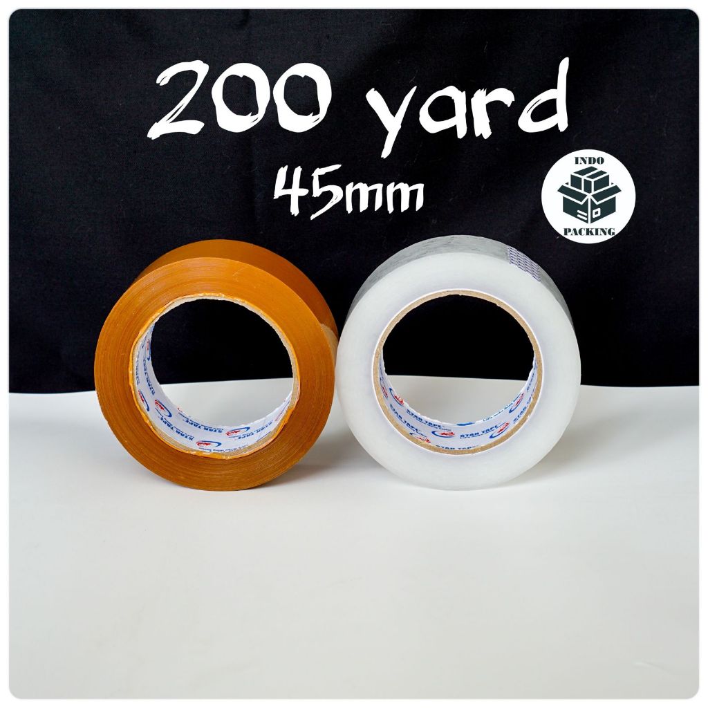 

Lakban 45mm 200 yard 200yard / Isolasi Besar Big Tape Selotip