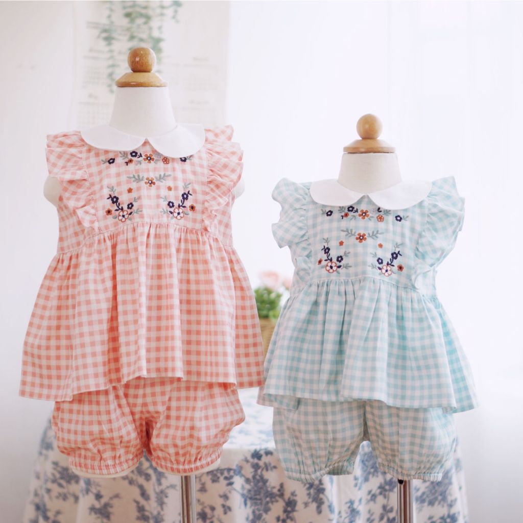 SugarBibs - Gingham Set