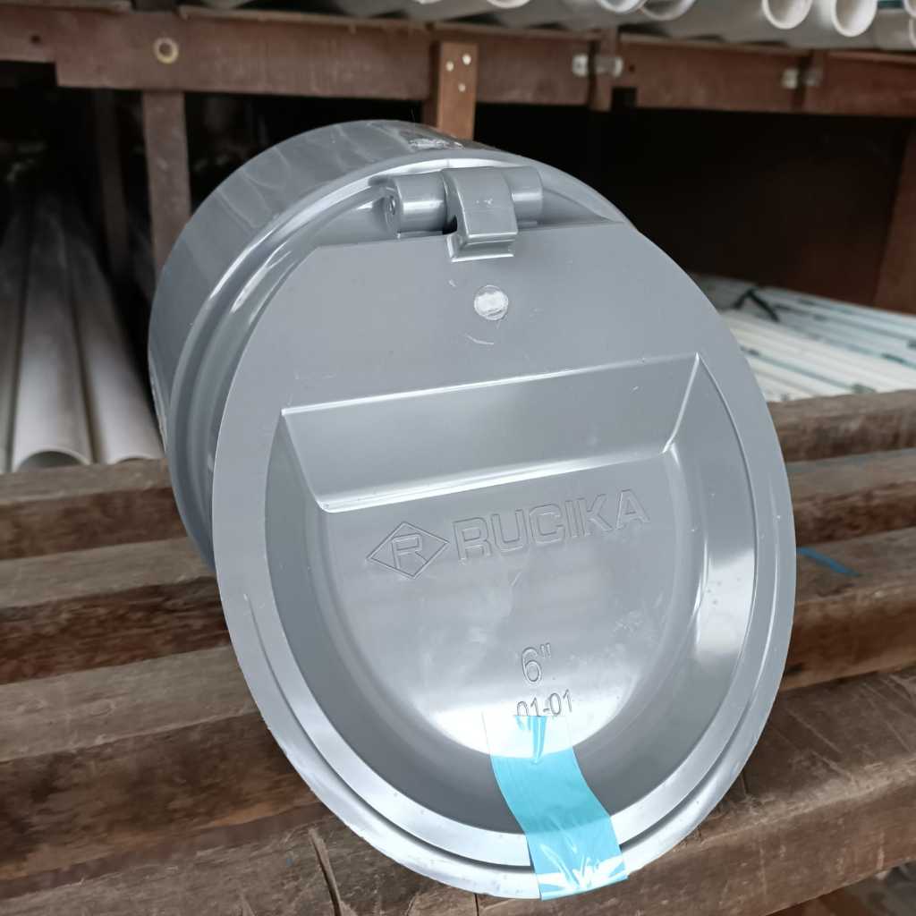 BACKFLOW VALVE PVC RUCIKA 6" Inch