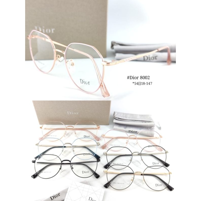 Nnkacamata Frame oval besi pria wanita 8002