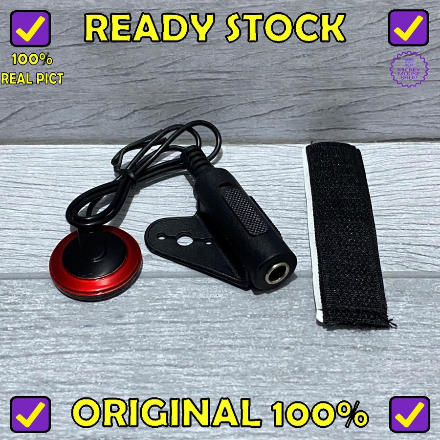 Pickup Gitar Akustik Klasik Passive Piezo Guitar Mic Transducer Tempel