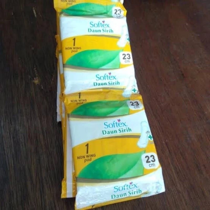 softex Daun sirih 23cm wings pad renteng isi 10