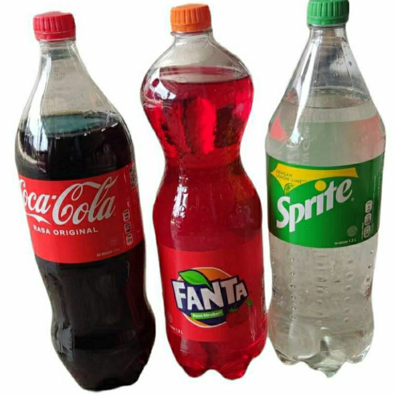 

YEV Fanta Sprite Coca Cola 1,5Liter Terkini