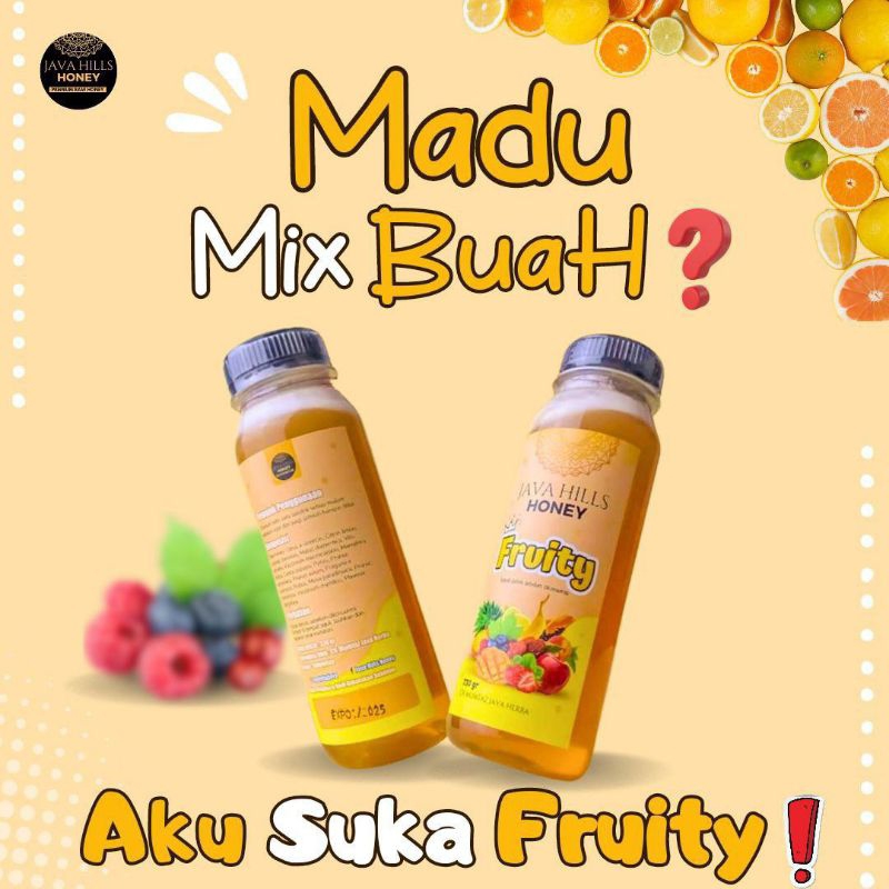 

Madu Java Hills Fruity Obat Panas Dalam Vitamin Penambah Nafsu Makan