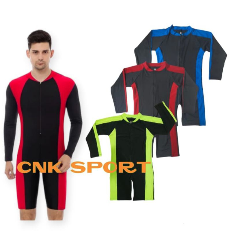 Baju Renang Remaja Dewasa Diving Lengan Panjang Unisex