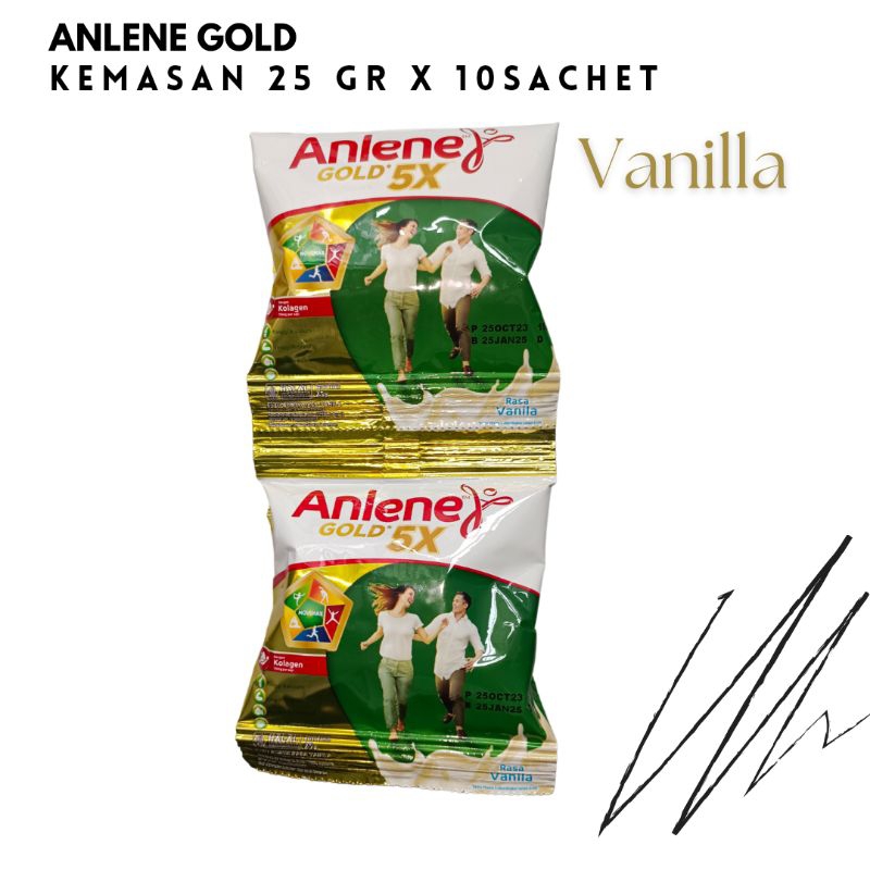 Susu Dewasa Anlene Gold 5 X Kemasan Renceng Anlene Gold Ekonomis