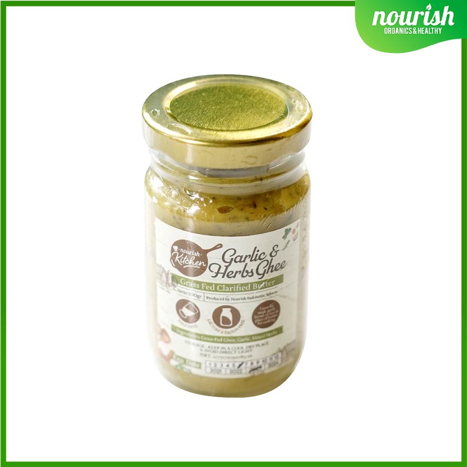 

✥Terkini Ghee Garlic & Herbs (Grass Fed Ghee Clarified Butter) 100 gr Z71 ➫