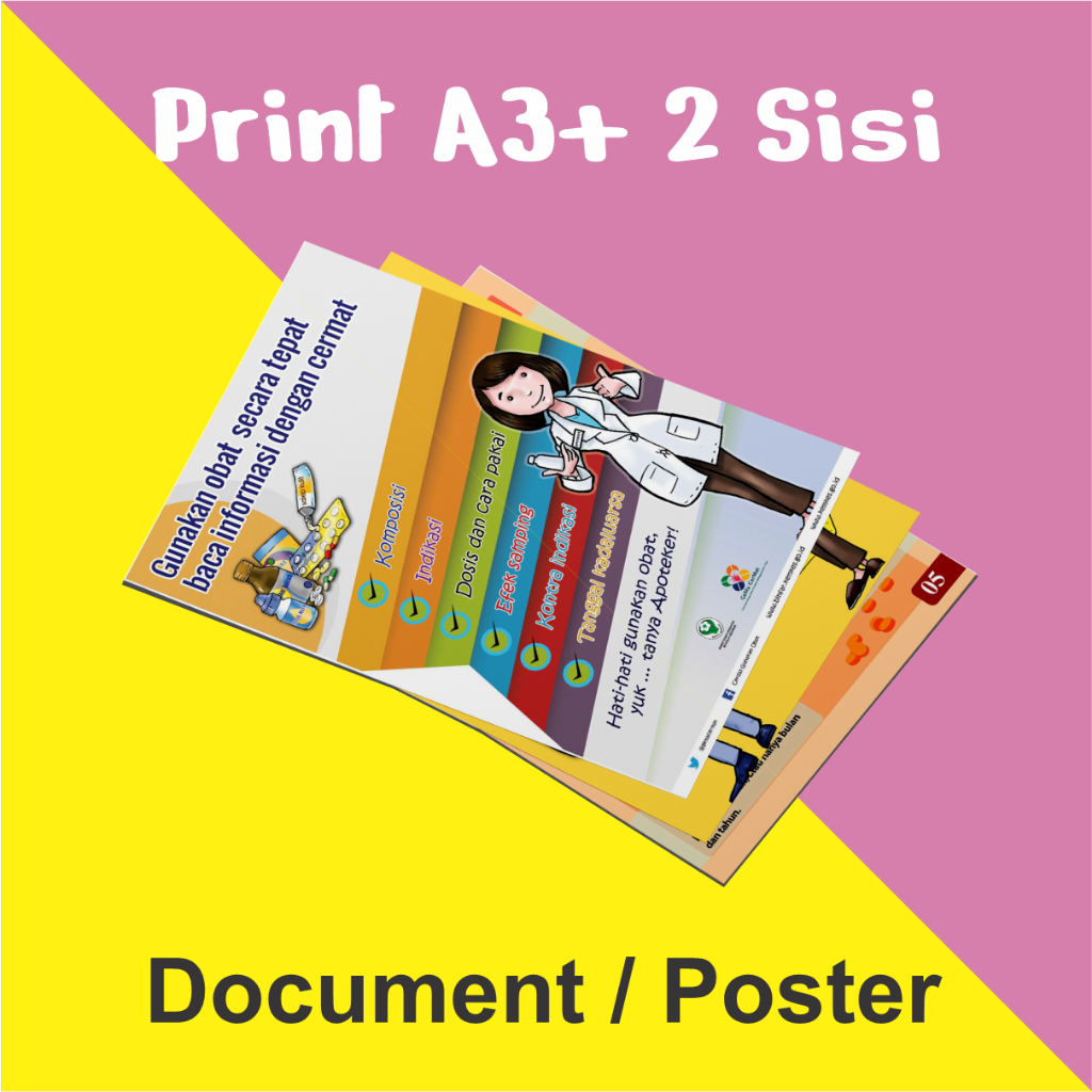 

Print Poster Document Majalah Ukuran A3+