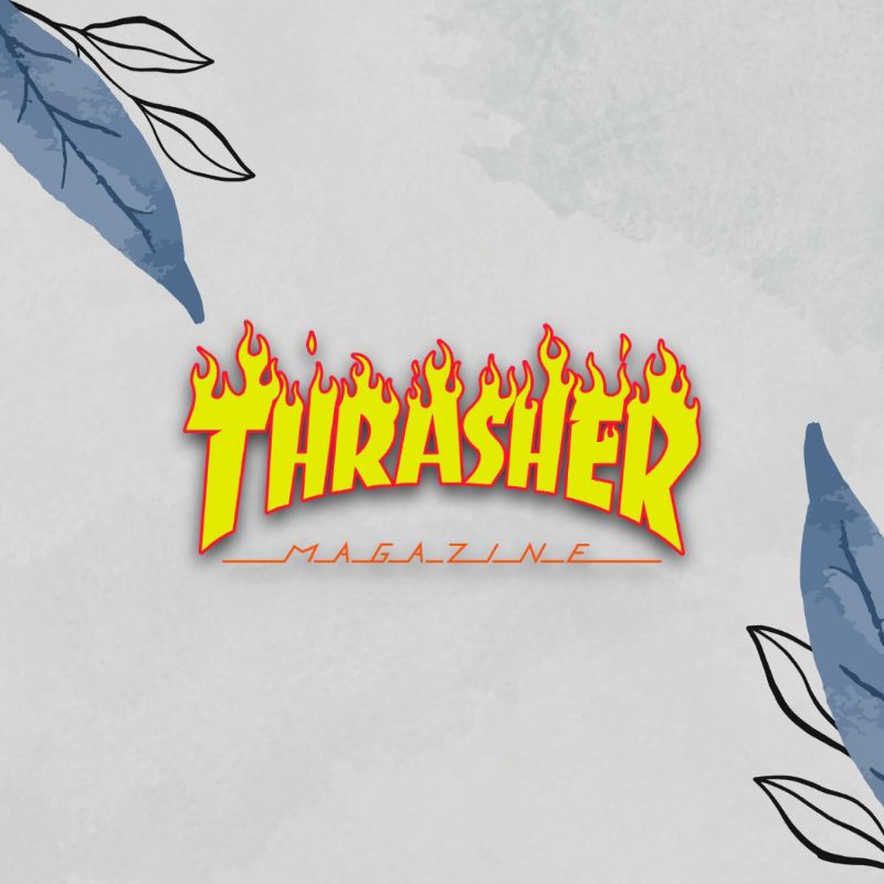 

STIKER AESTHETIC | STIKER BRAND THRASHER Bahan Vinyl High Quality Laminasi Glossy Anti Gores