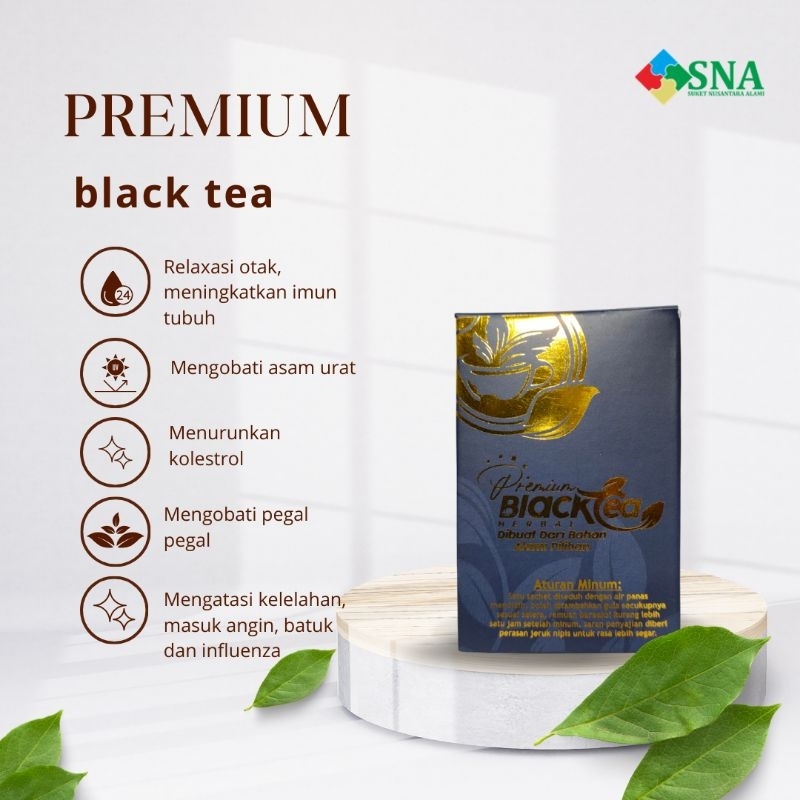 

premium black tea herbal teh kesehatan penghilang keluhan