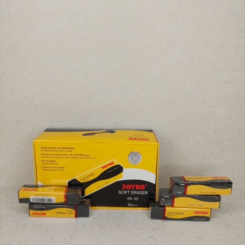 

Ay00! Penghapus Sedang Joyko Er-30W Putih Hitam Original