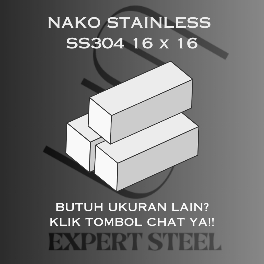 NAKO STAINLESS 304 16 X 16 X 0,50M