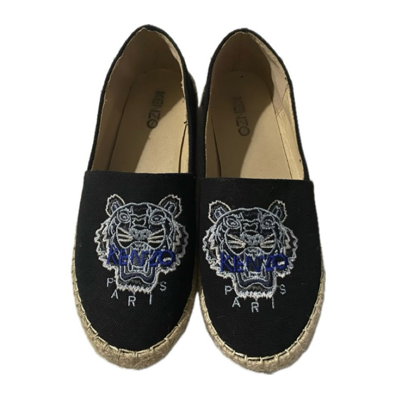 [PRELOVED] Kenzo Shoes Esparadille Tiger Blue Size UK 38