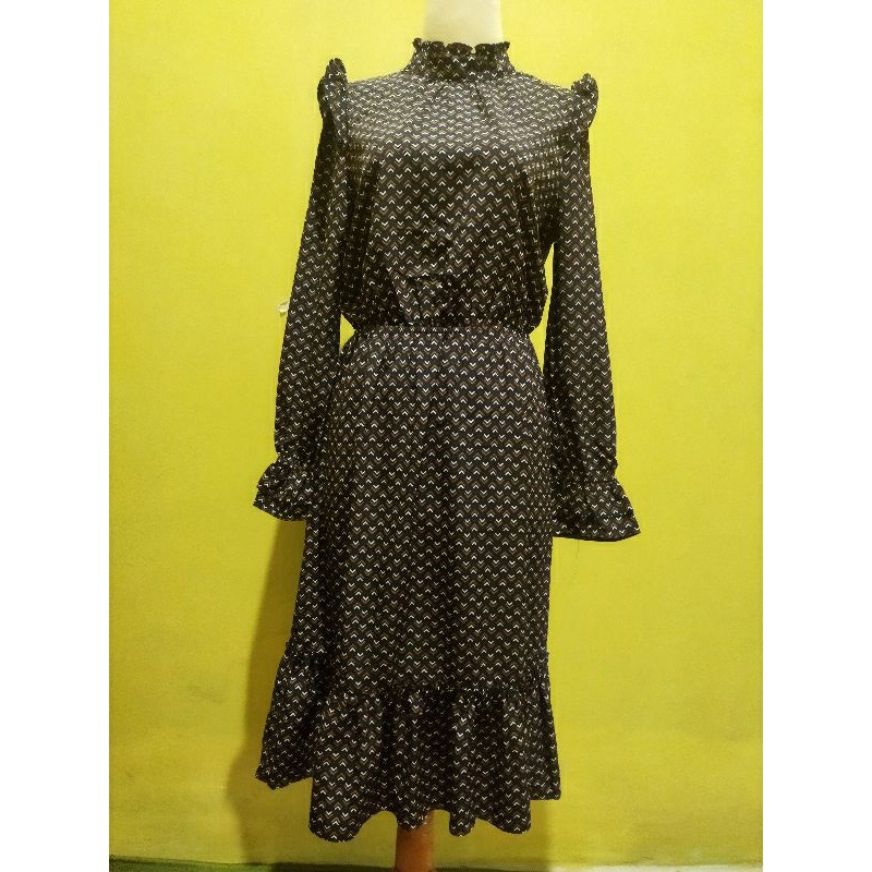 TUNIK / DRESS KARET PINGGANG