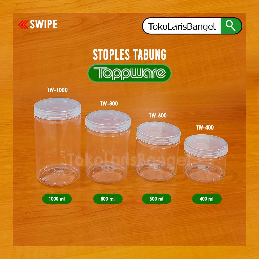 TOPLES TABUNG TUTUP TRANSPARAN / TOPLES TABUNG TUTUP BENING / TOPLES TABUNG 400, 600, 800, 1000ml