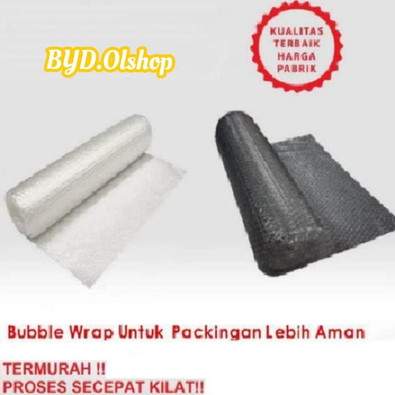 

Bubble Wrap Hitam & Putih untuk Packing per 1 pcs barang⭐ BYD.Olshop⭐