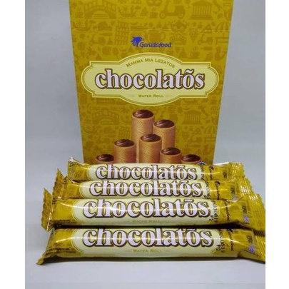 

[KODE HWEEN] CHOCOLATOS WAFER ROLL ISI 24PCS