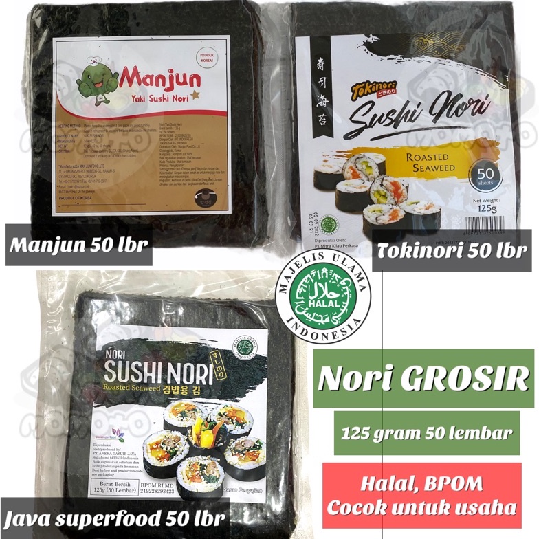 

Diskon← Manjun - Tokinori - Java Superfood 125 gram Yaki Sushi Nori 50 lembar pzwni