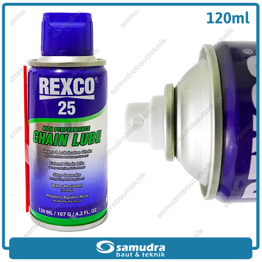 Pelumas Oli Rantai REXCO 25 120 ml Chain Lube Anti Karat Rantai Sepeda
