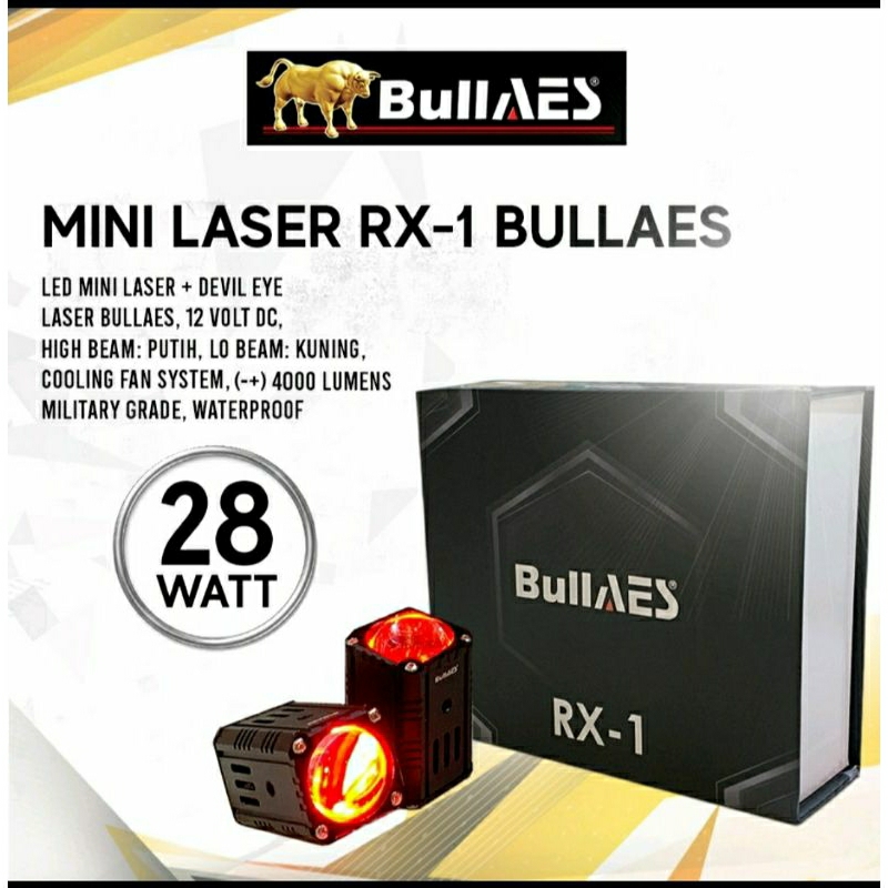 Mini laser bullaes Rx-1 28 watt