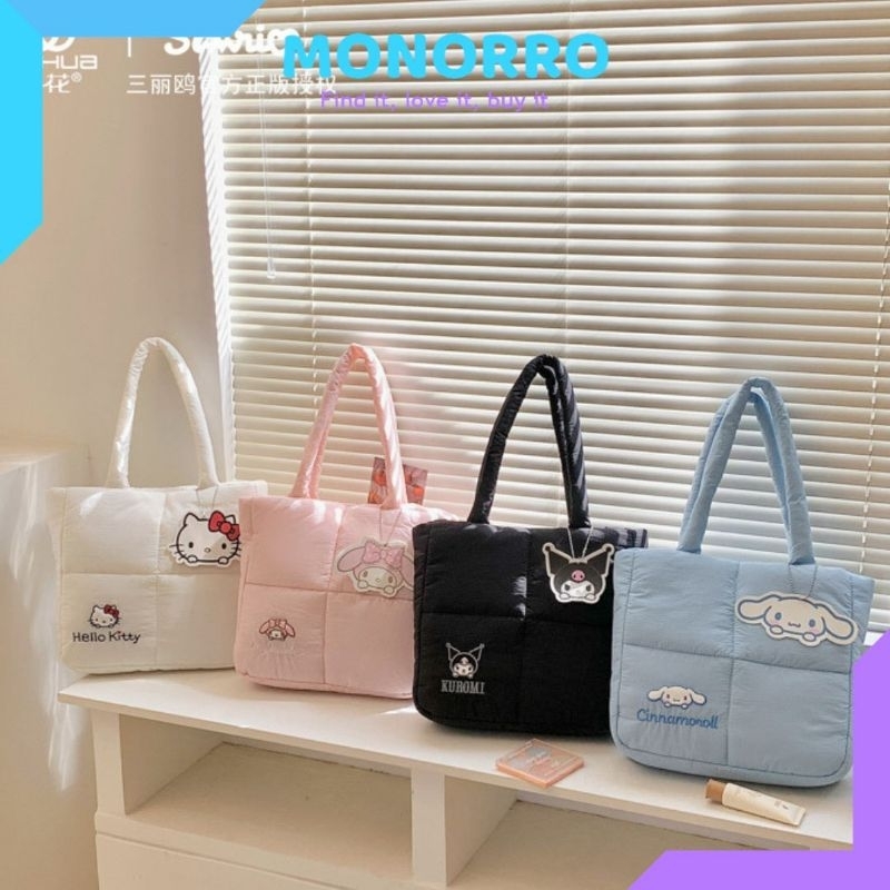 Original Tote Bag Sanrio Handbag Sanrio Puffy Bag Sanrio Tas sanrio