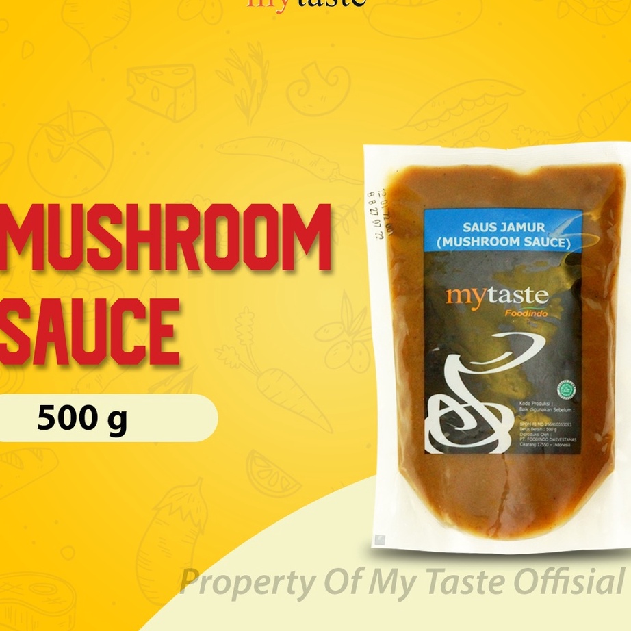 

[KODE 6QWMF] My Taste Mushroom Sauce 500gr Saos Jamur Saus Mushroom Steak Saus Creamy Mushroom