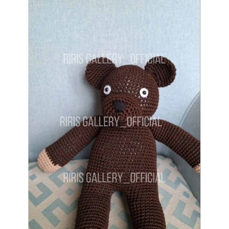 AMIGURUMI TEDDY BEAR JUMBO / BONEKA TEDDY BEAR