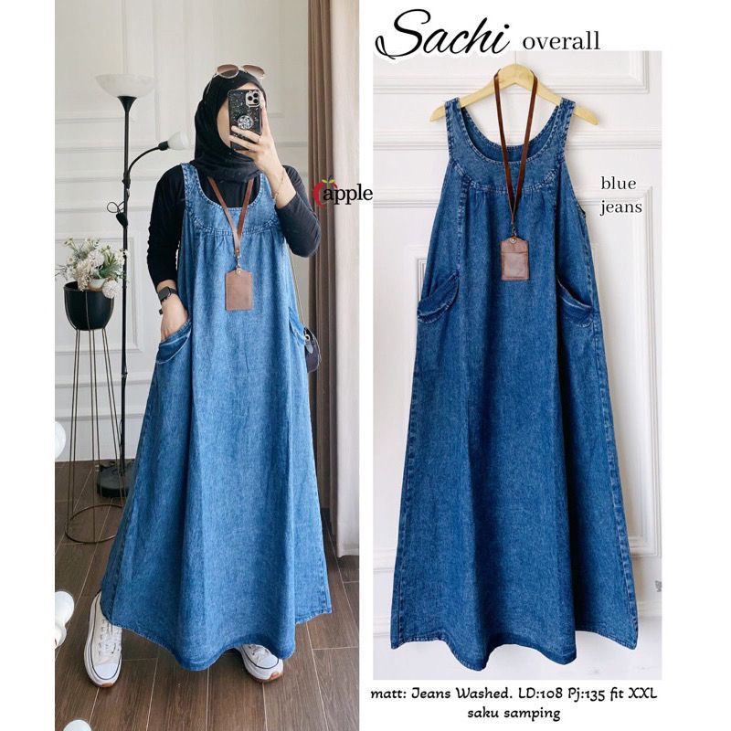 OVERALL JEANS/OVERALL JEANS WANITA/OVERALL JEANS KEKINIAN/YUKENSI JEANS WANITA