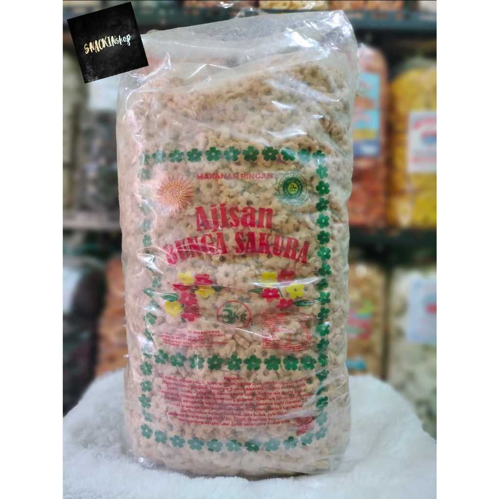 

500GRAM KUE SAKURA KEJU//CEMILAN//HARGA GROSIR//MAKANAN RINGAN//JAJANAN//KUE KERING//CURAH//SEMBAKO