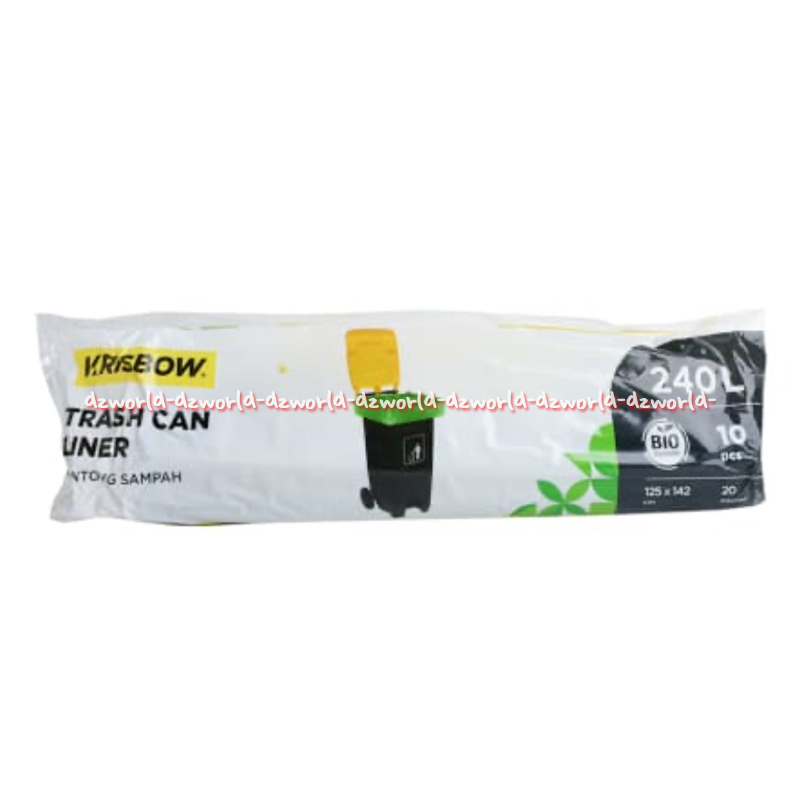Kris Bin Plastik Liner 240L Plastik Tempat Sampang Kantong Sampah Ukuran 240 Litter Isi 10pcs Plasti