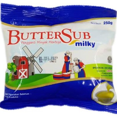 

[Produk 0D58] Butter Sub Milky Landkrone 250gr ( Pengganti Mentega / Buttersub ) snzjh