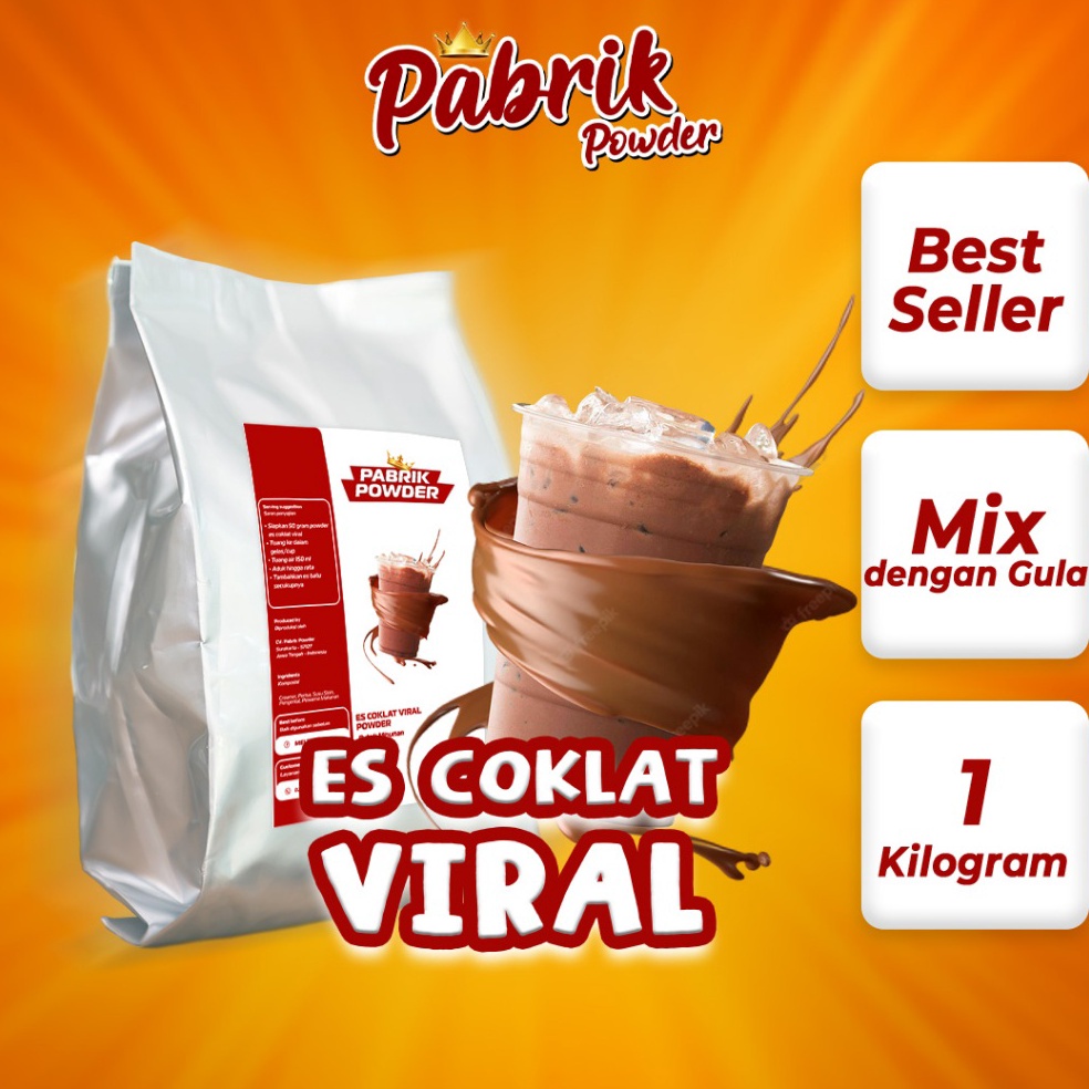 

ETT8 Powder Es Coklat Viral (mix) 1000 gram ez0yj