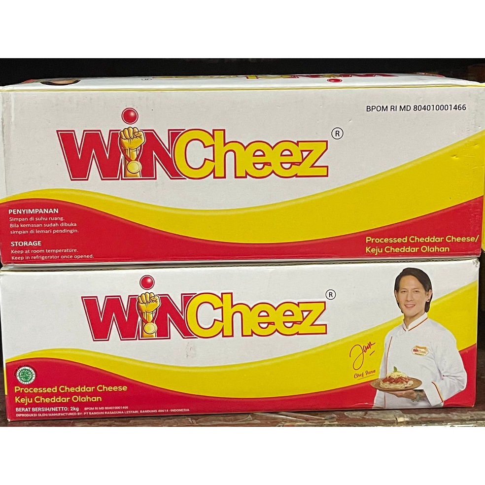 

[COD I099] Keju Wincheez Cheddar Cheese - Keju Cheese 2kg Harga Murah