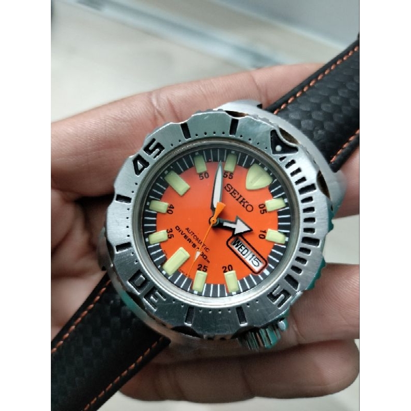 Seiko monster orange divers 42mm