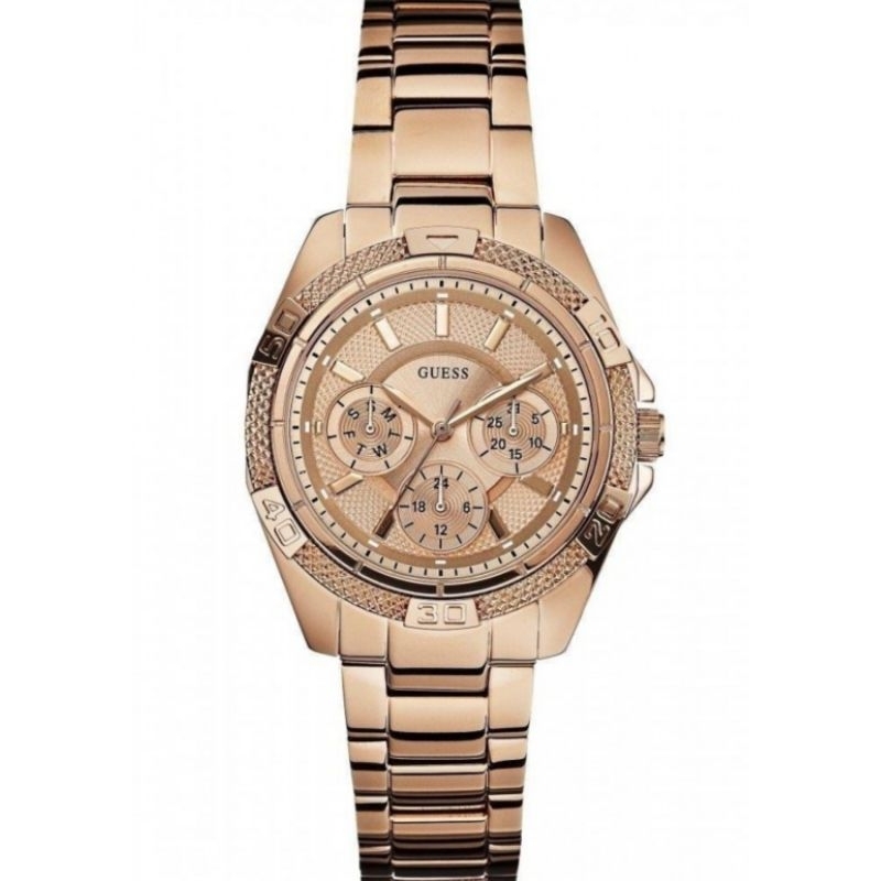 Guess W0235L3 - Jam Tangan Wanita - Rosegold - Original - Garansi Resmi