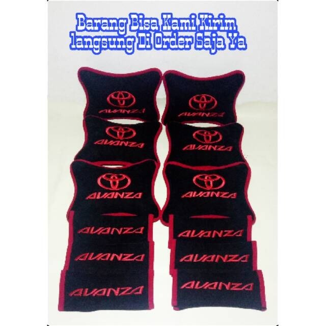 HEADREST MOBIL CUSTOM AVANZA BANTAL AVANZA TRD SPORTIVO BANTAL MOBIL AKSESORIS INTERIOR MURAH
