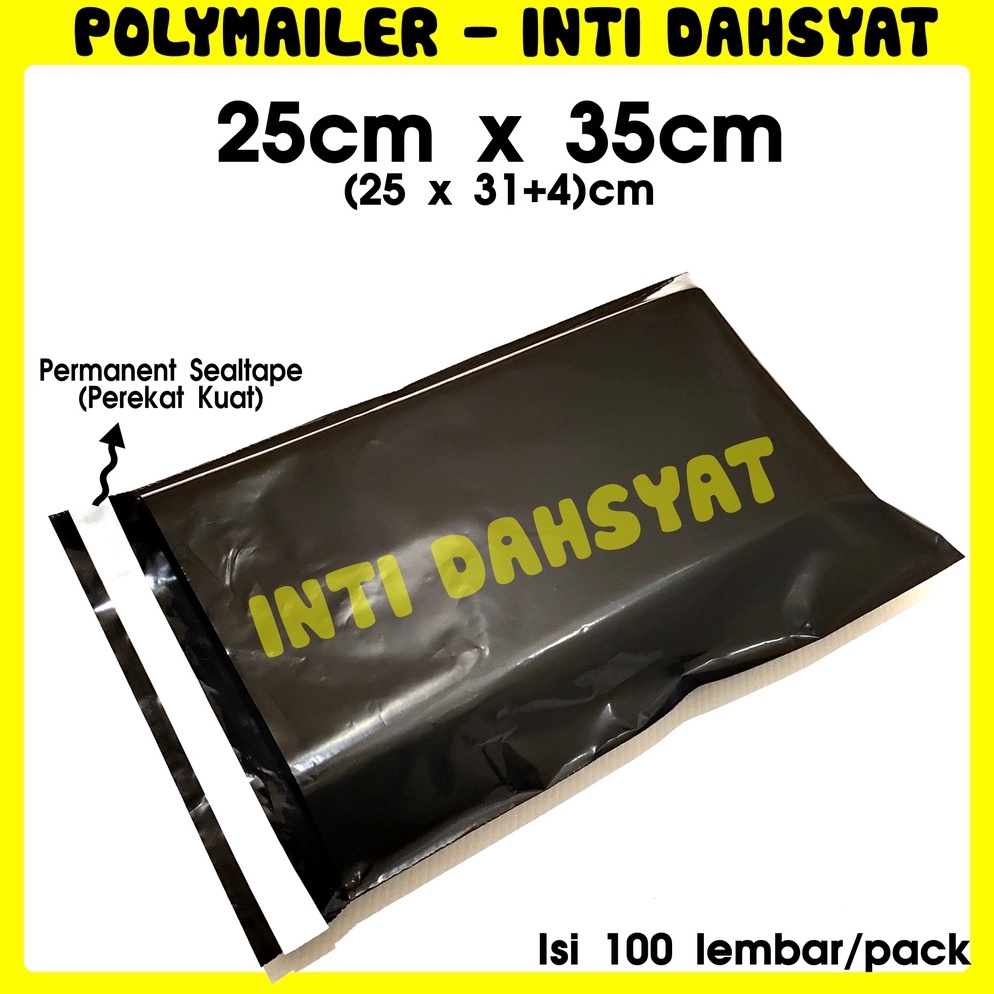 

Motif Terkini.. POLYMAILER HITAM GLOSSY 25x35 (25x31 +4 Sealtape) Isi +/- 100lembar/pack Plastik Packing Online Shop Murah KUALITAS BAGUS 33