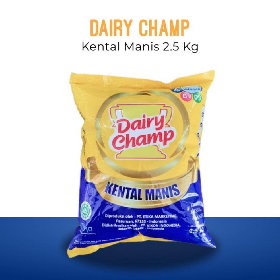 

B@u Susu Krimer Kental Manis SKM Dairy Champ bantal 2,5 kg Promo Murah