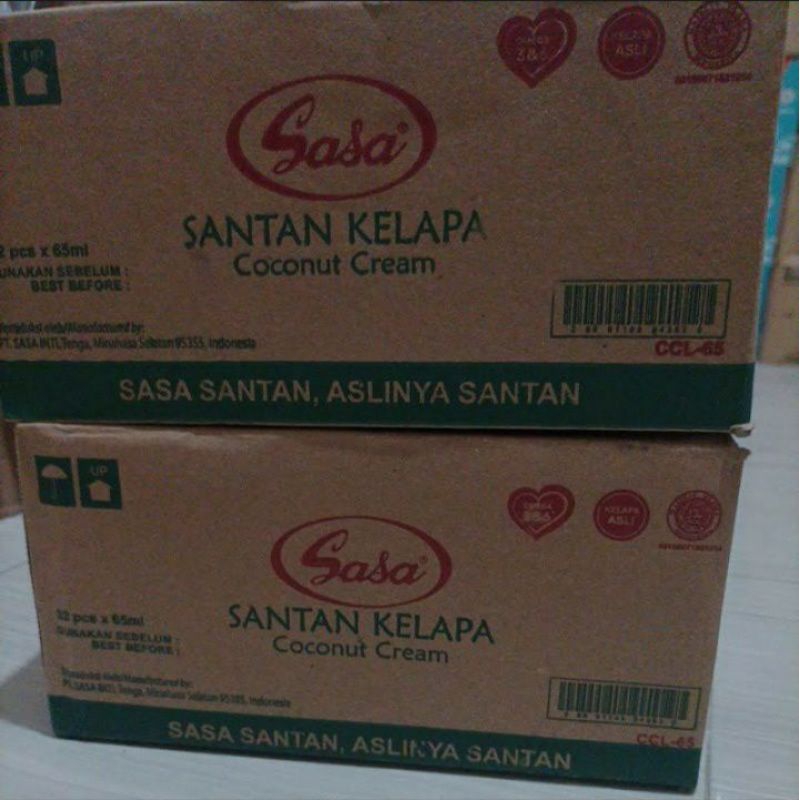 

sasa santan 1 karton isi 32