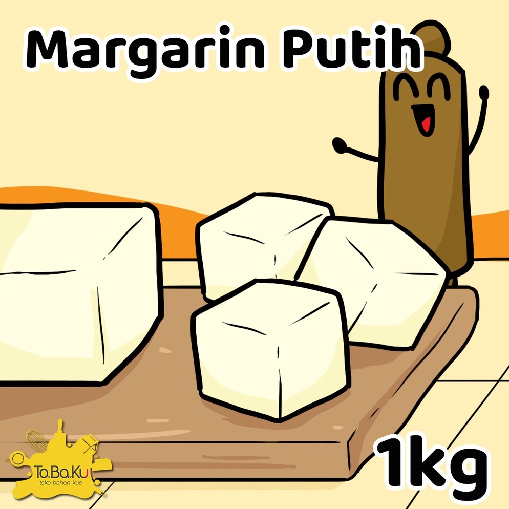 

[✩C21$] Margarine Putih 1kg (Kemasan Repack) Murah