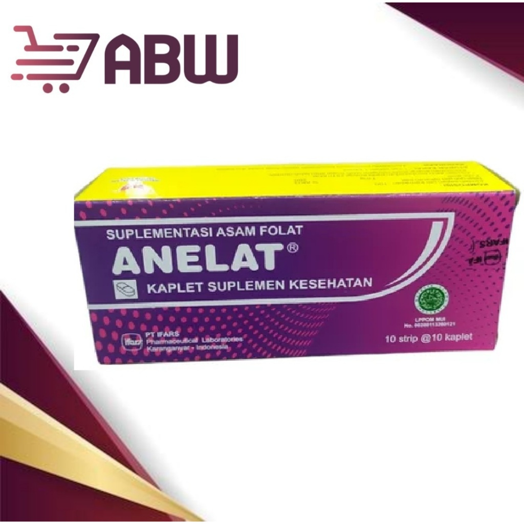 [A] ANELAT TABLET PER BOX VITAMIN ASAM FOLAT [IFARS]