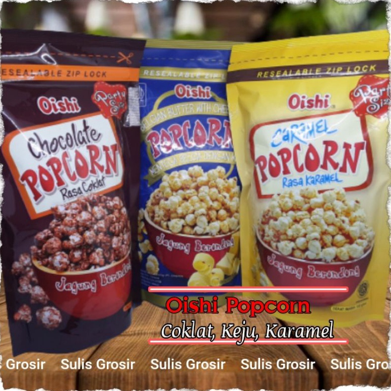 

[®X78/] Oishi Popcorn Pouch 100 gr Caramel - Coklat - Keju Checkout