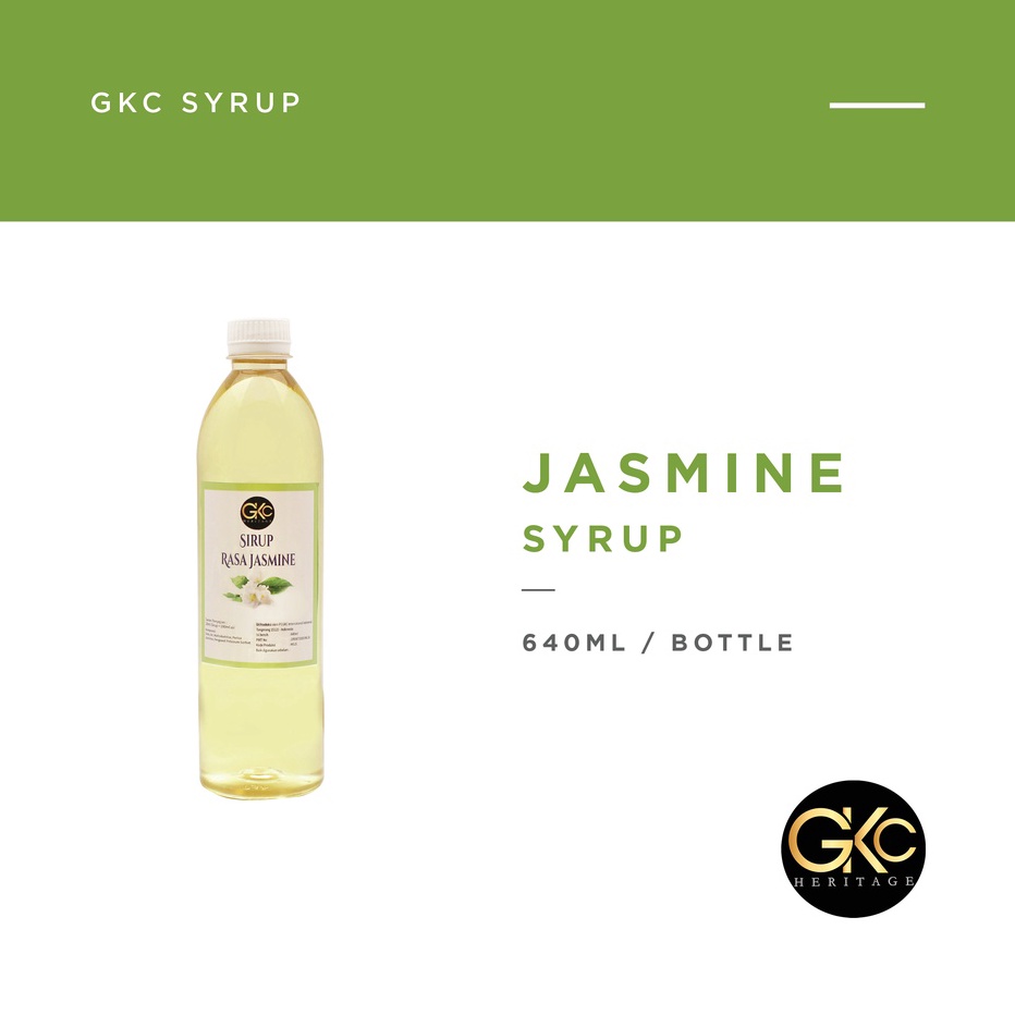 

[KODE WCCDH] Sirup Jasmine / Melati Syrup Minuman GKC Heritage 640 ml (Import Quality)