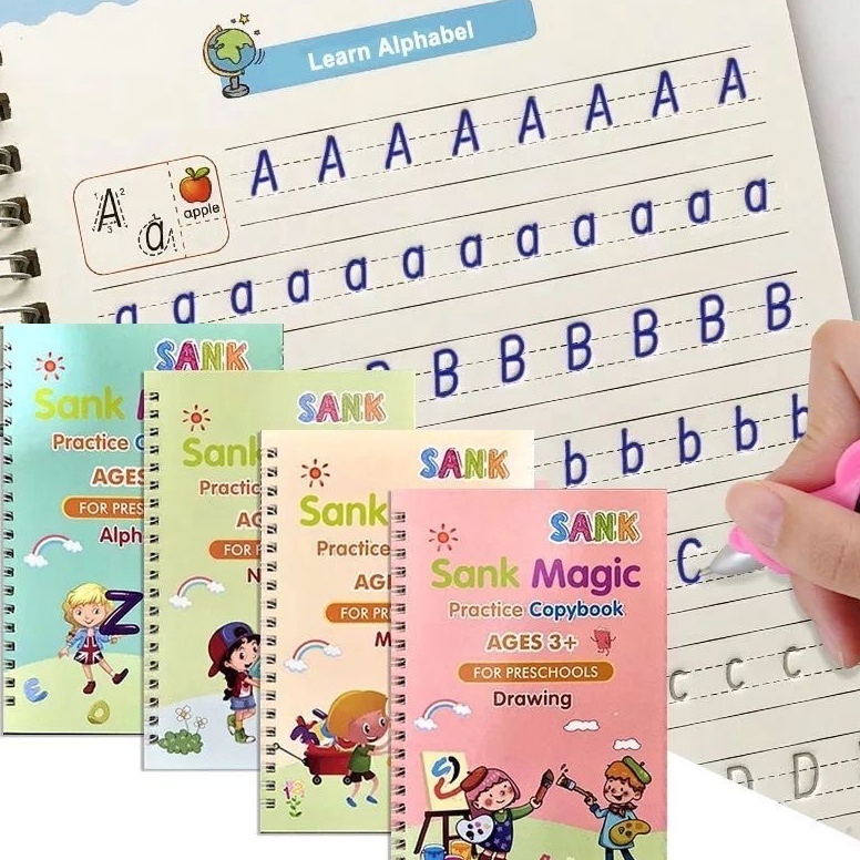 

Murah➞ SANK Magic Book 1 ISI 4 BUKU + PULPEN Buku Belajar anak sekolah 61