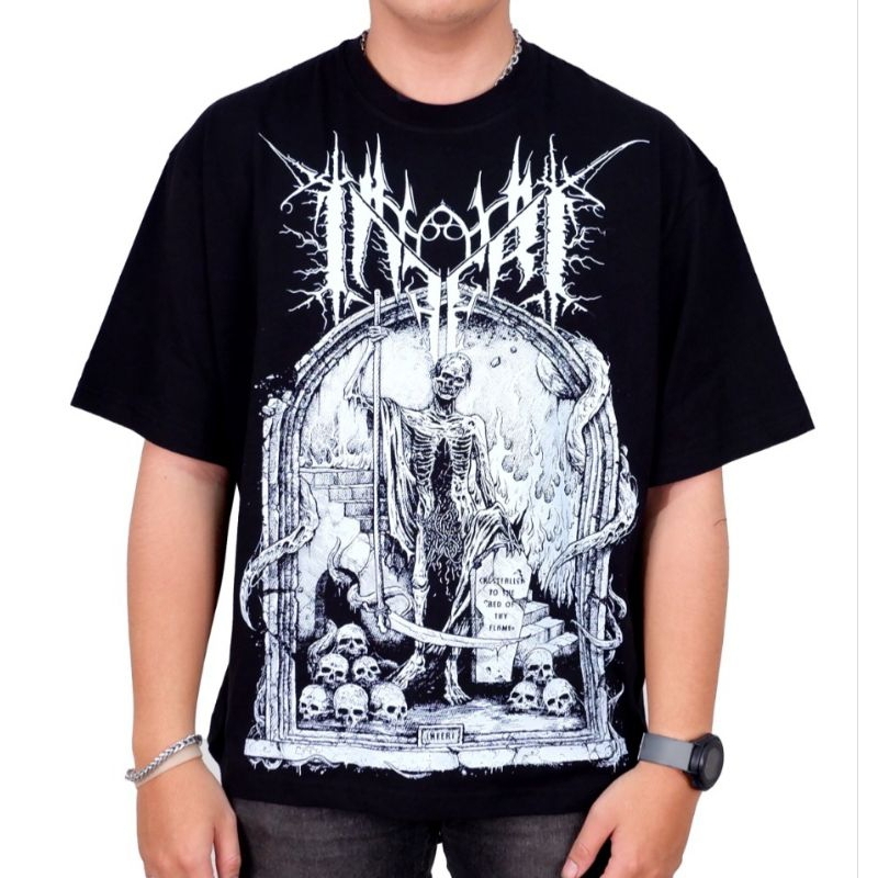 INFERI T-SHIRT BAND METAL KAOS INFERI BAND BOOTLEG BIG SIZE T SHIRT INFERI BAND HEAVY METAL KAOS MET