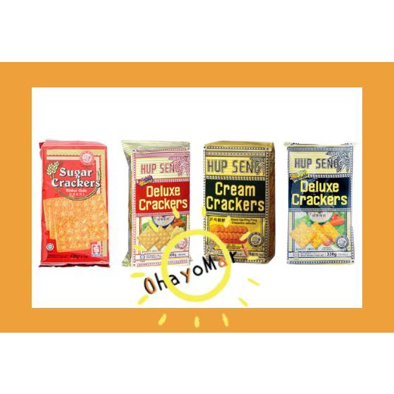 

COD➧ HUP SENG/ HUPSENG cream crackers/ Biskuit cap pingpong/ biscuits hup seng pjjjd