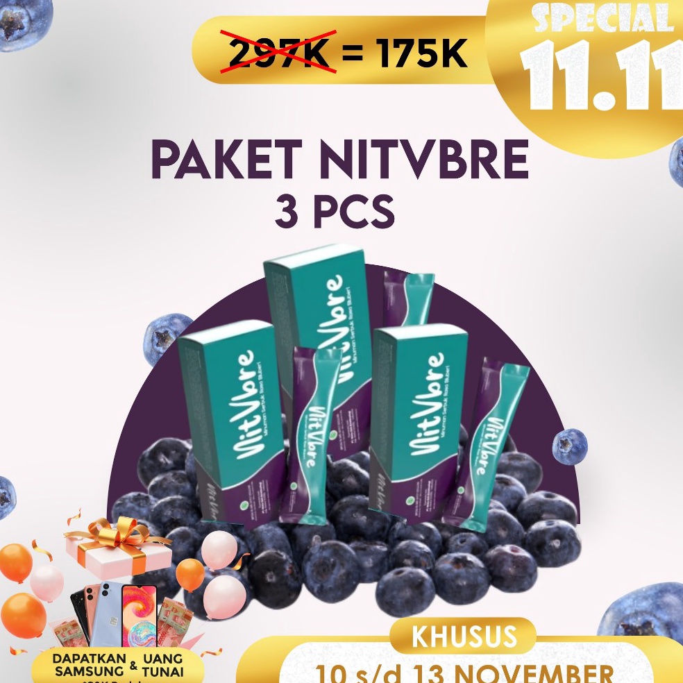 

Serb@ Murah Paket Nitvbre 3 kotak Ayo Beli