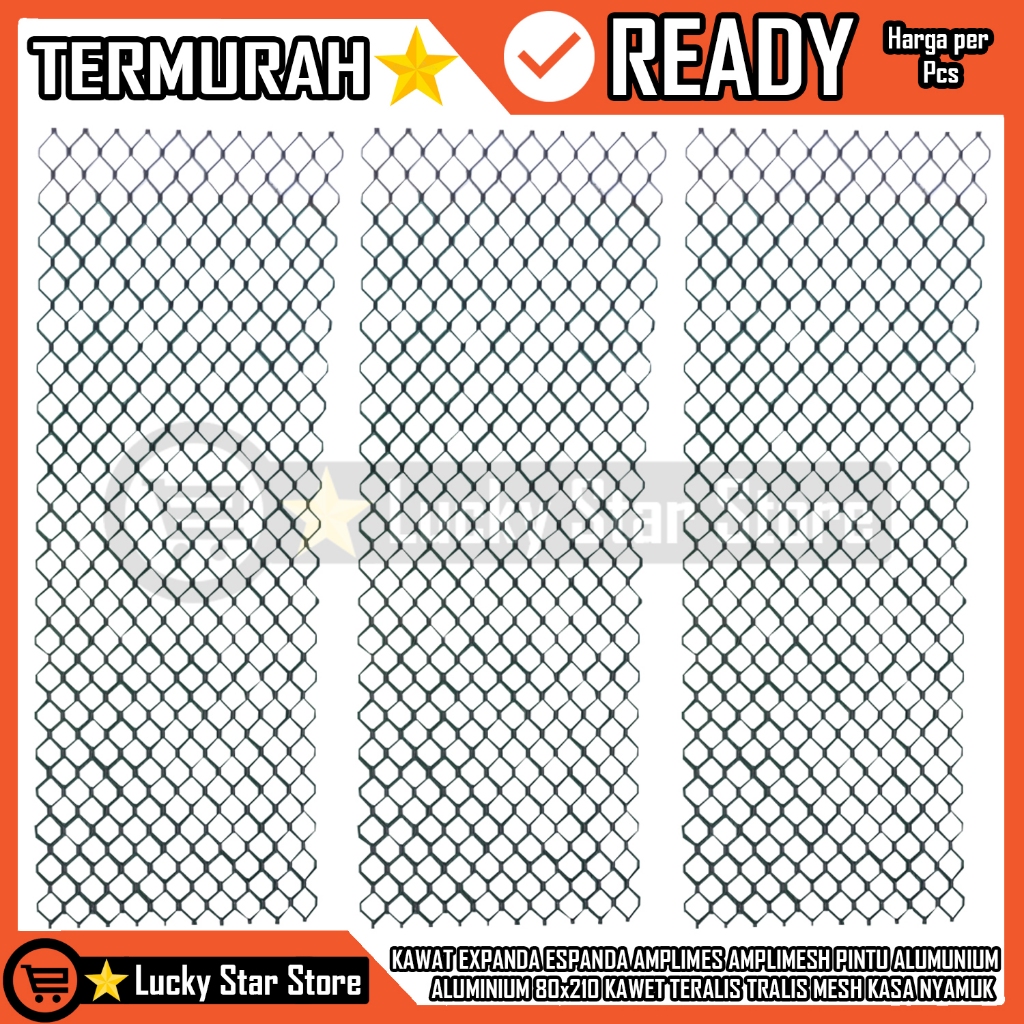 Kawat Expanda Tralis Mesh Alumunium 80x210 Amplimes Amplimesh Pintu Espanda Aluminium Kawet Teralis 